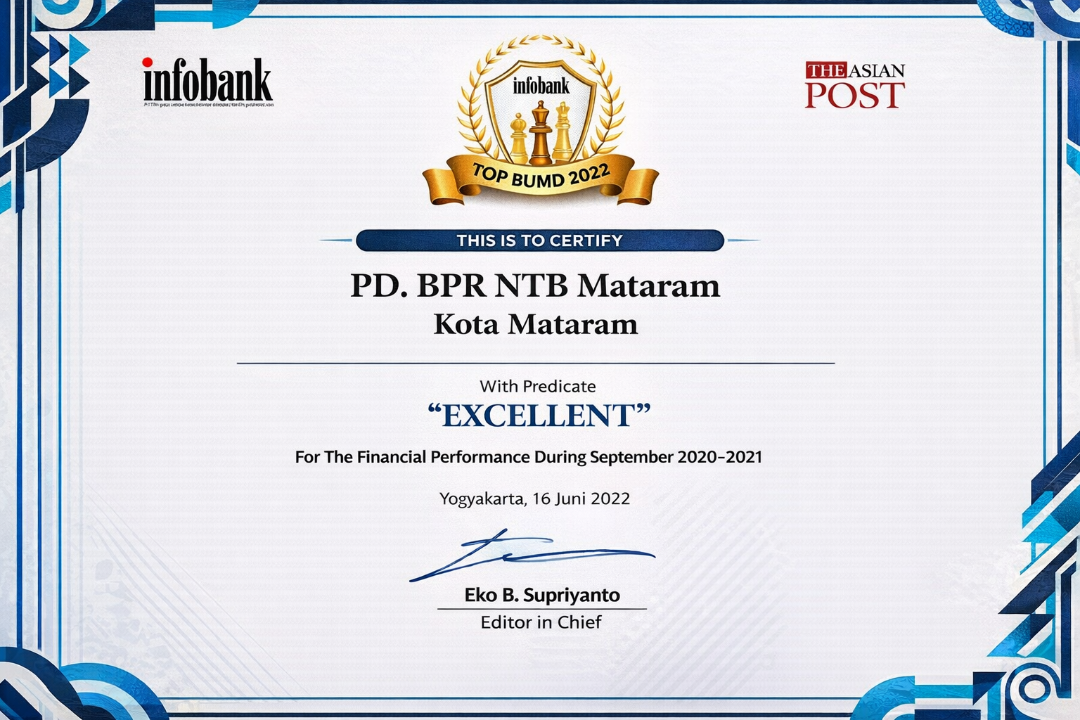 Bakti NTB Terpuji