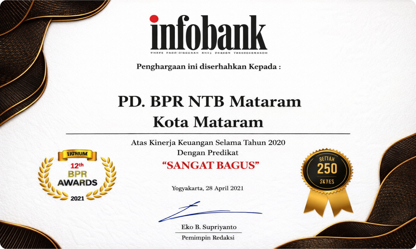 Penghargaan Infobank untuk BPR NTB